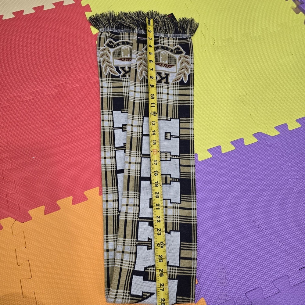 Ruffneck Scarves KELSO HIGHLANDERS Fan Scarf Plaid Made in Poland 100% Acrylic -